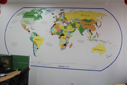 haomei Sales office The world map 